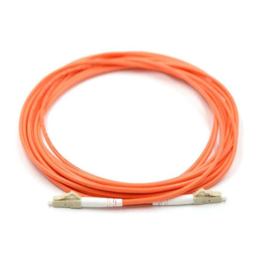 LC UPC to LC UPC Simplex OM1 Multimode PVC (OFNR) 2.0mm Fiber Optic Patch Cable