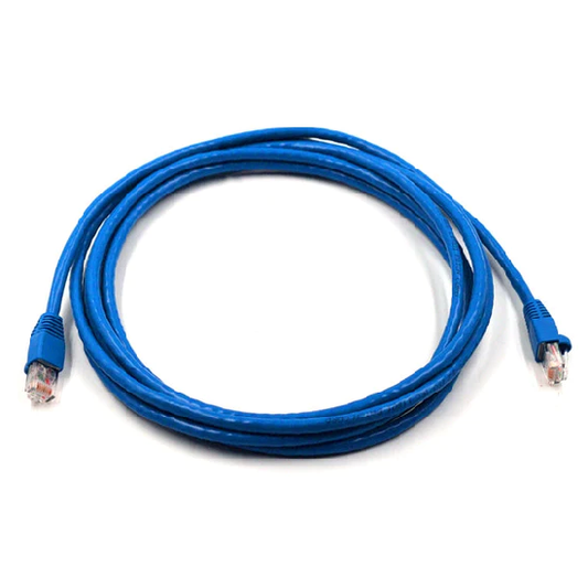 Cat7 Snagless Shielded (SFTP) PVC CM Ethernet Network Patch Cable, Blue