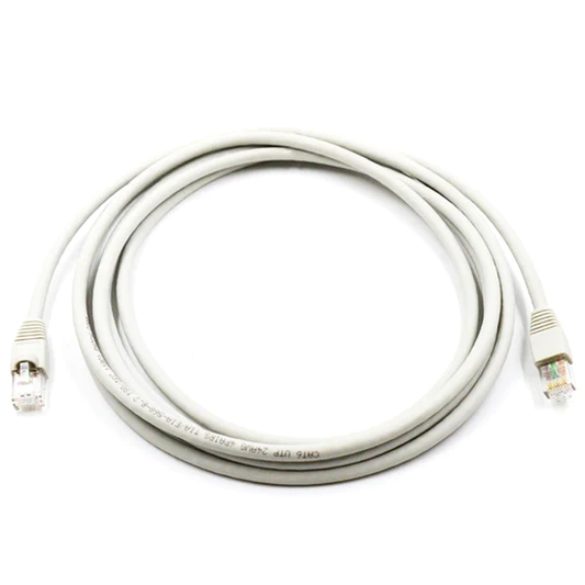 Cat6a Snagless Shielded (SFTP) PVC CMX Ethernet Network Patch Cable.White