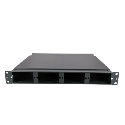 FHD High Density 1U Rack Mount Enclosure Unloaded, Holds up to 4x FHD Cassettes or Panels, up to 144 Fibers