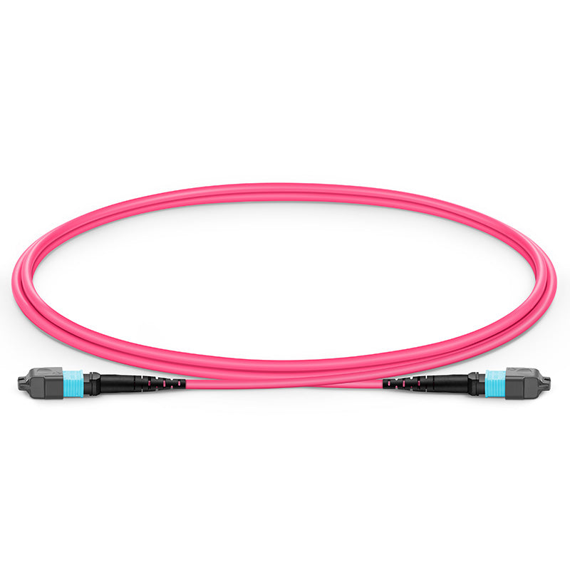 MTP Female 16 Fibers Trunk Cable, for 400G Network, LSZH OM4 50/125 MMF Elite