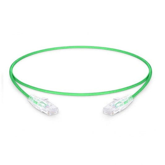 Cat6 Snagless Unshielded (UTP) PVC CM Slim Ethernet Network Patch Cable, Green
