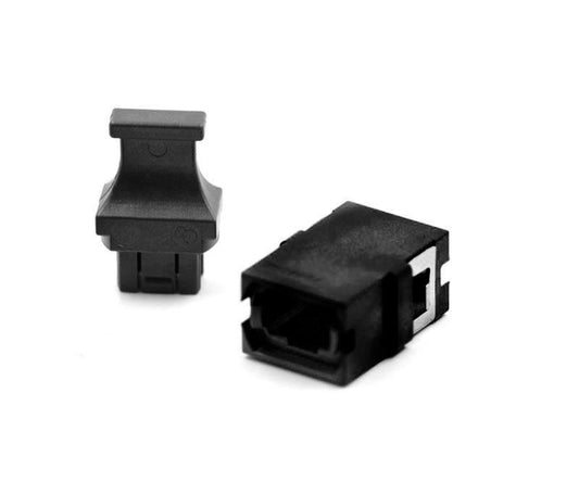 US Conec MTP/MPO-8/12/24 Fiber Optic Adapter/Coupler without Flange, Black