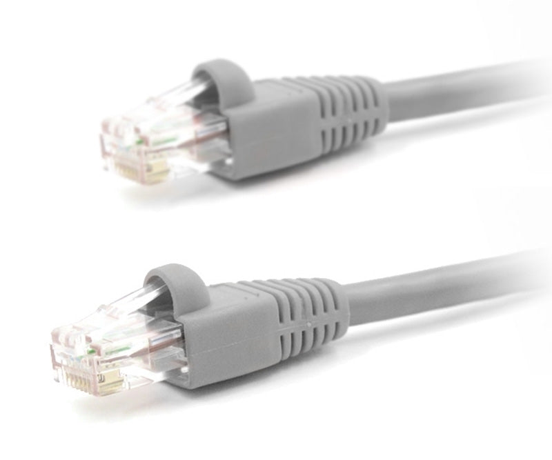 Cat6a Snagless Shielded (SFTP) PVC CMX Ethernet Network Patch Cable.Gray