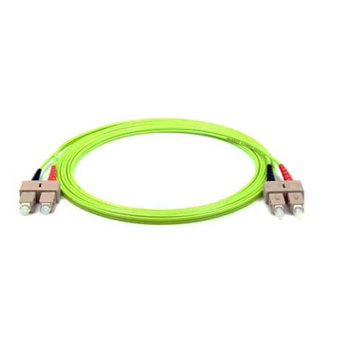 SC-SC 100GB OM5 50/125 Multimode Wideband LSZH Duplex Fiber Patch Cable
