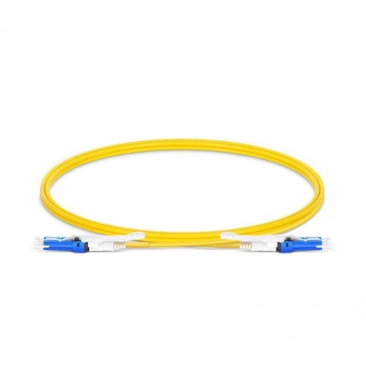 CS  UPC to CS UPC Duplex OS2 Single Mode PVC (OFNR) 2.0mm Fiber Optic Patch Cable, for 200/400G