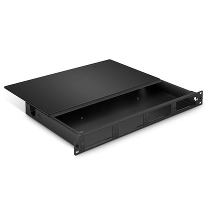 FHD High Density 1U Rack Mount Enclosure Unloaded, Holds up to 4x FHD Cassettes or Panels, up to 144 Fibers