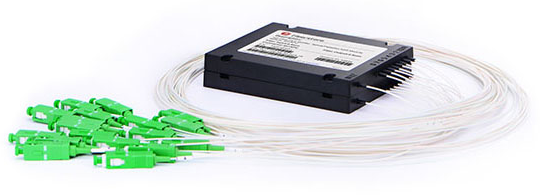 1x4 PLC Fiber Splitter, Splice/Pigtailed ABS Module, 900|¨¬m, SC/APC