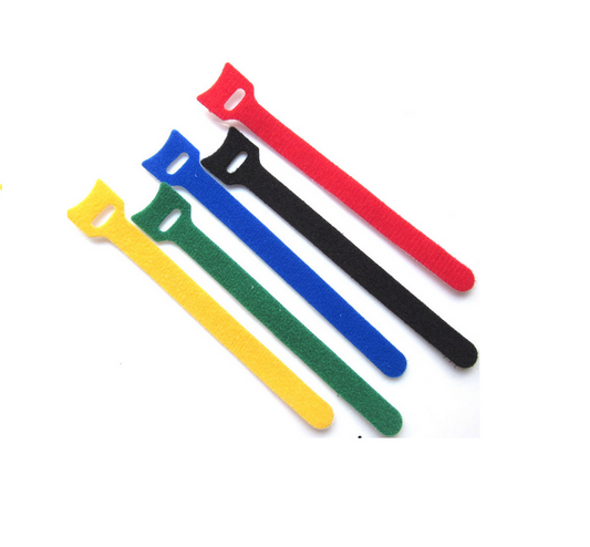 25pcs/Bag 10in.L x 0.5in.W T type Reusable Cable Ties-Colorful